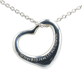 ティファニー オープンハート ネックレス SV925 シルバー レディース TIFFANY&Co. 【中古】